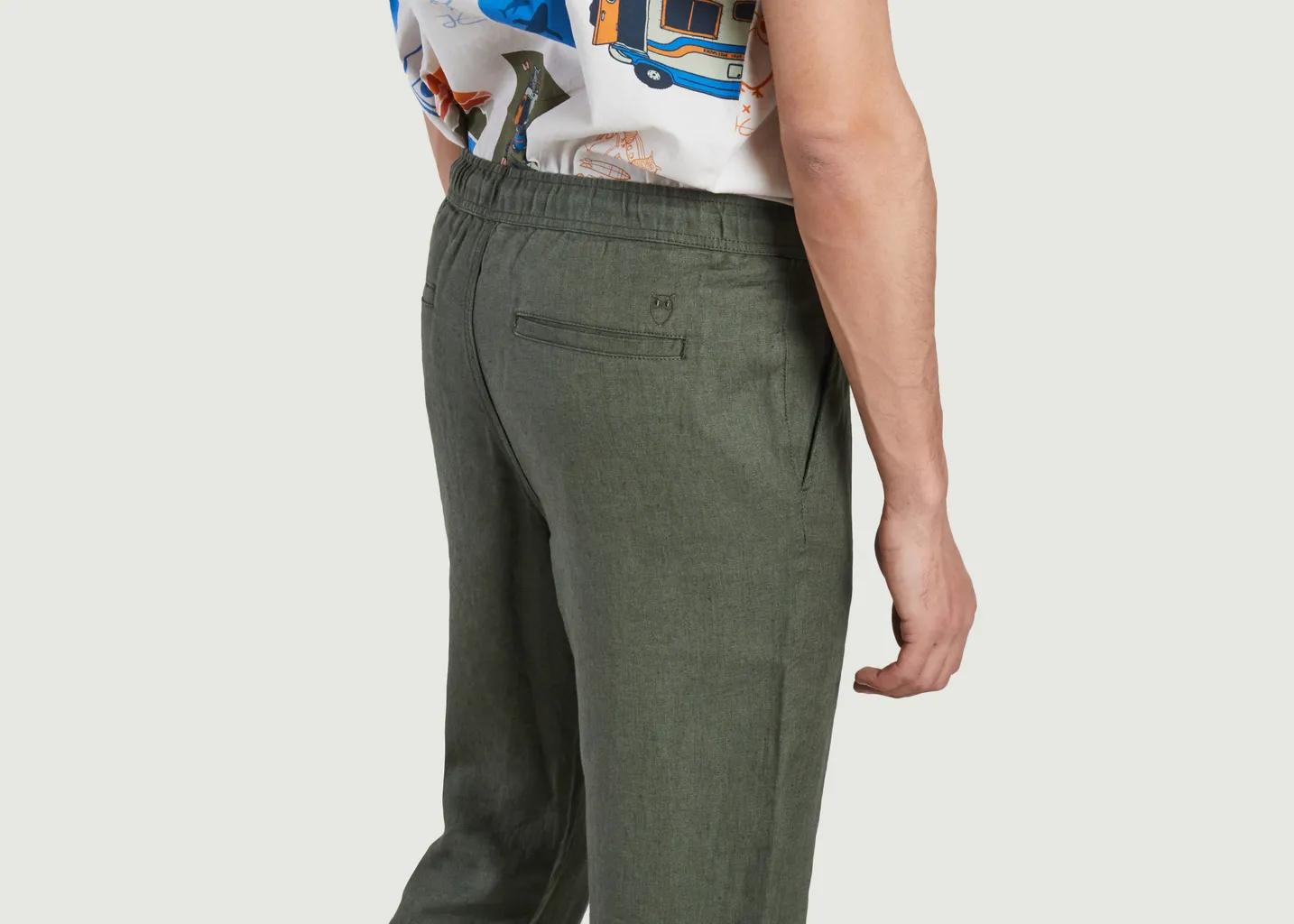 Pantalon loose en lin bio KCA