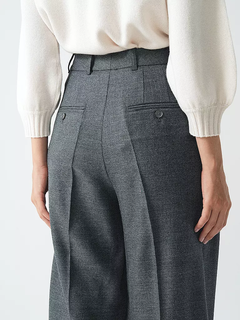 PHILLIP LIM Hose Wide Leg  grau