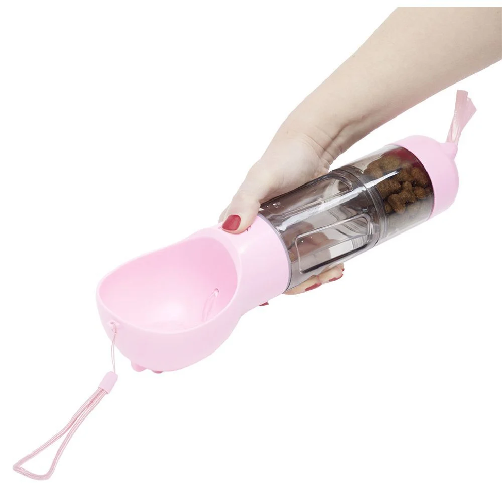 Gourde pour chien 4-en-1 300ml