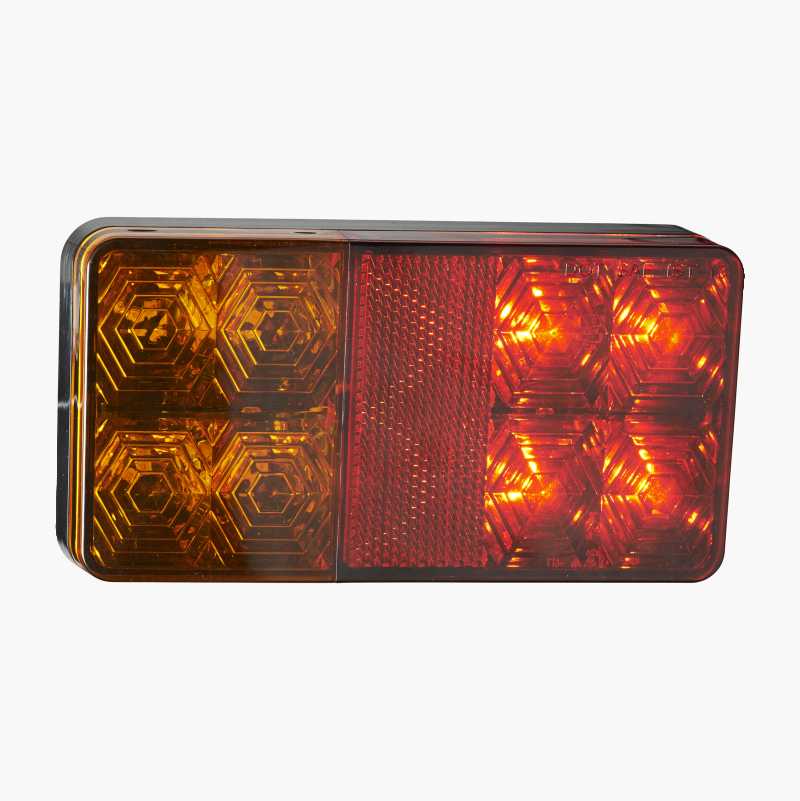 Baklykt, LED, 154 x 84 mm
