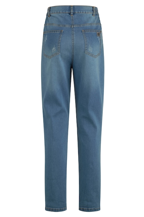 Jeans, Slim Fit, destroyed mit Pailletten, 5-Pocket