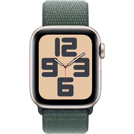 Apple Watch SE (2024) 40 mm Cell S/M - Starlight Aluminium Sport Loop