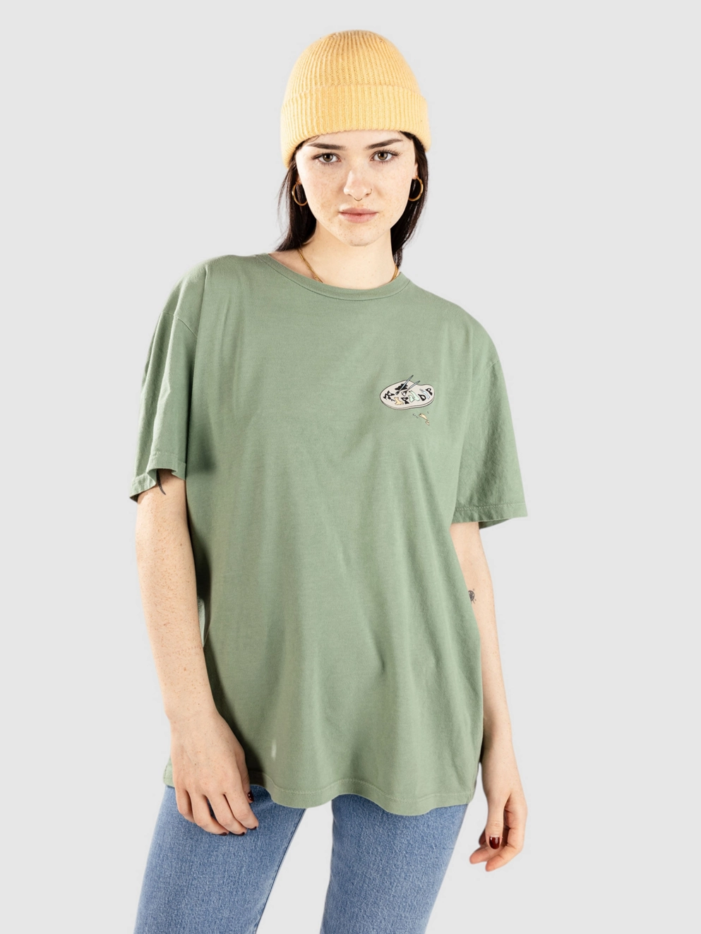 RIPNDIP Art Club T-Shirt dusty sage