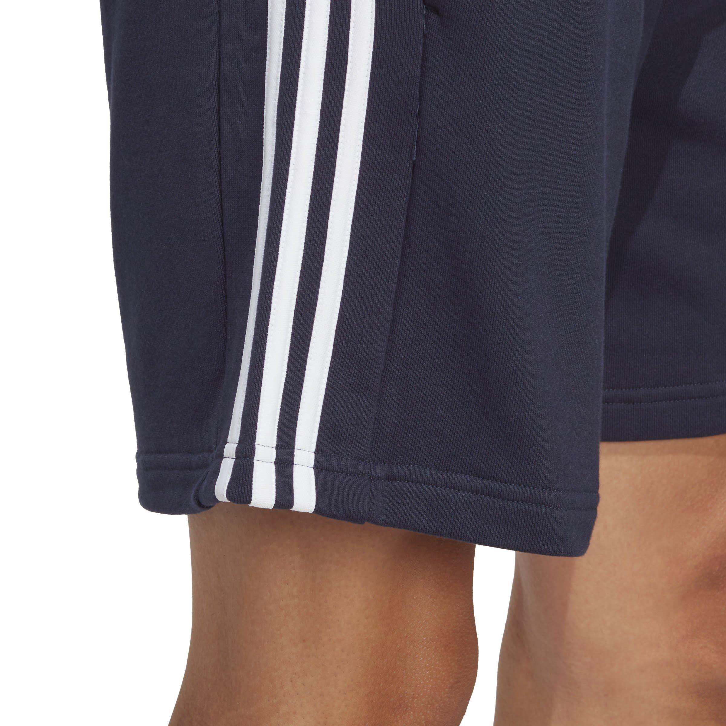 adidas Essentials 3 Stripe Fleece Shorts Mens