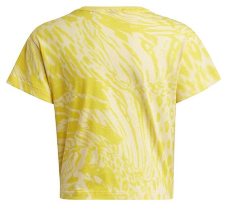 T-shirt regular en coton à imprimé animal hybride fille adidas Future Icons
