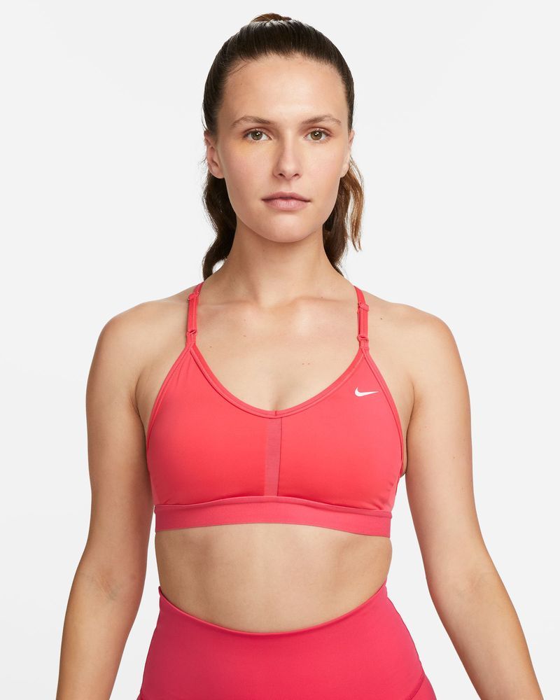 Brassière Nike Indy Rouge Corail pour femme