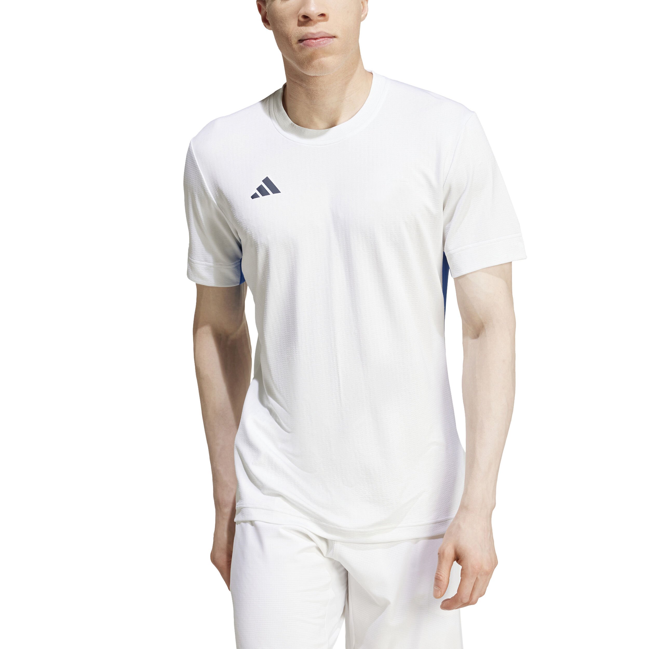 adidas Freelift T-shirt Hommes - Blanc , Bleu
