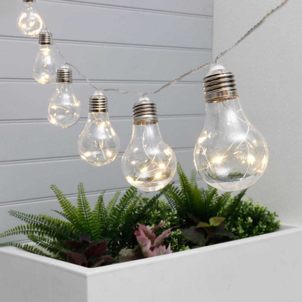 Guirlandes lumineuses - micro led - 10 lumières - énergie solaire