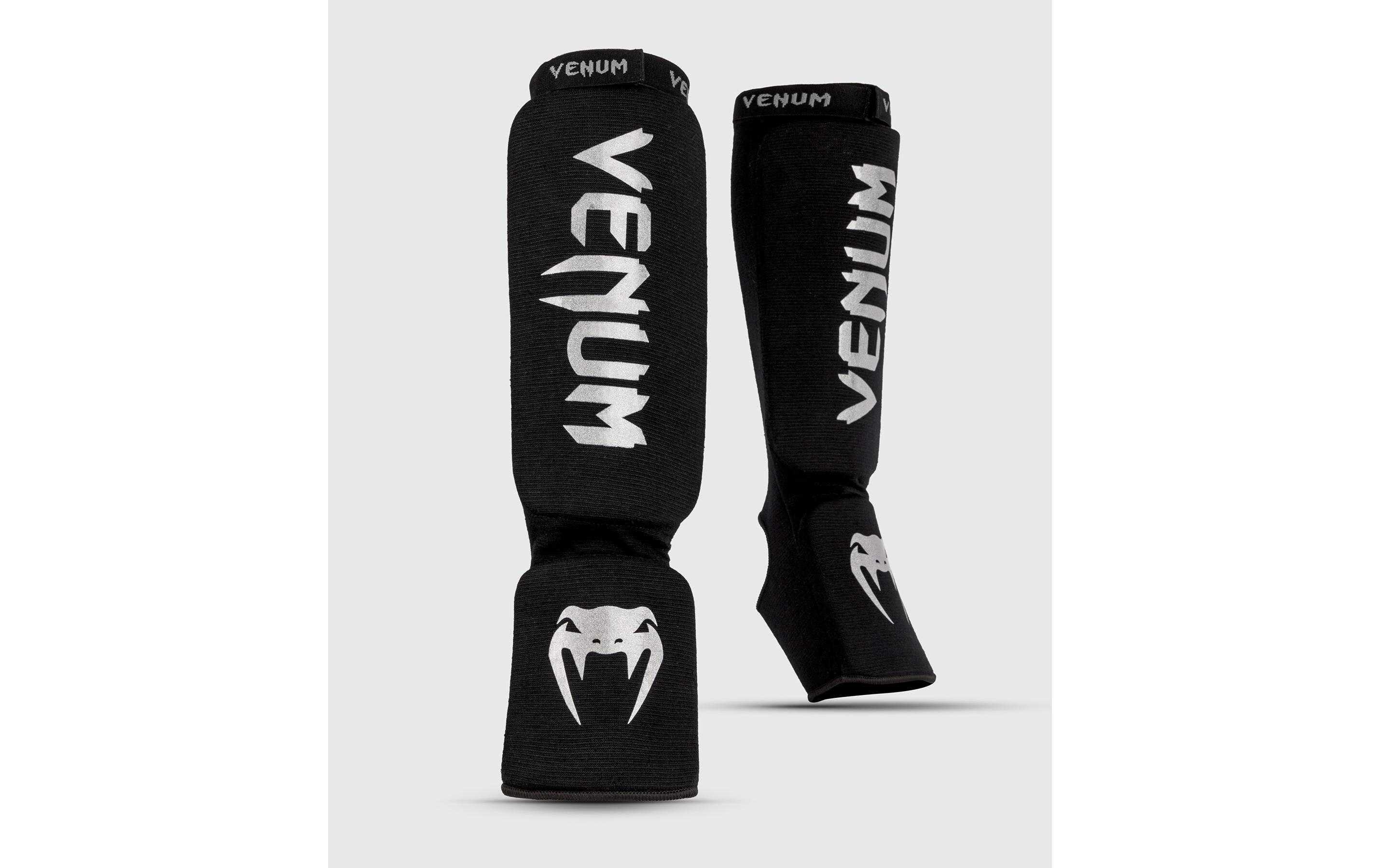 Kontact Shin Guards Schwarz/Silber, LSchienbeinschoner