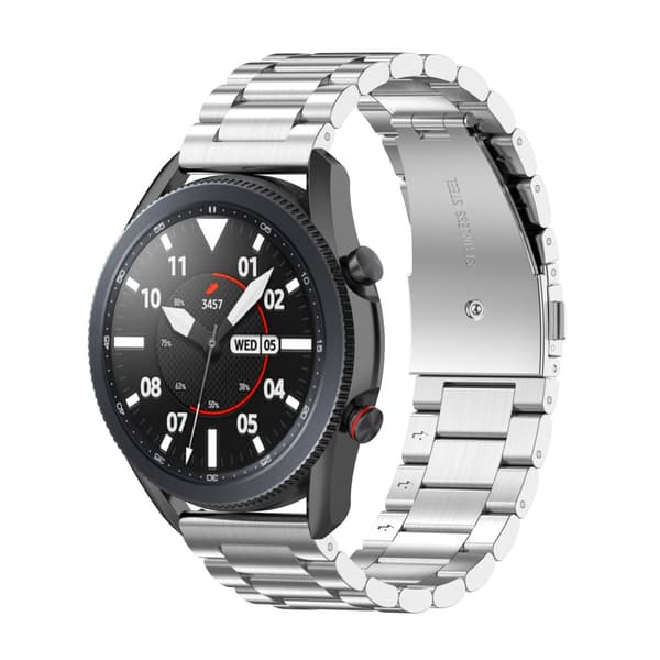 INF Klokkereim 22 mm Huawei Watch GT / Magic / TicWatch Pro rustfritt stål Sølv