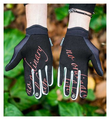 Gants Longs Femme Dharco Stealth Noir/Blanc
