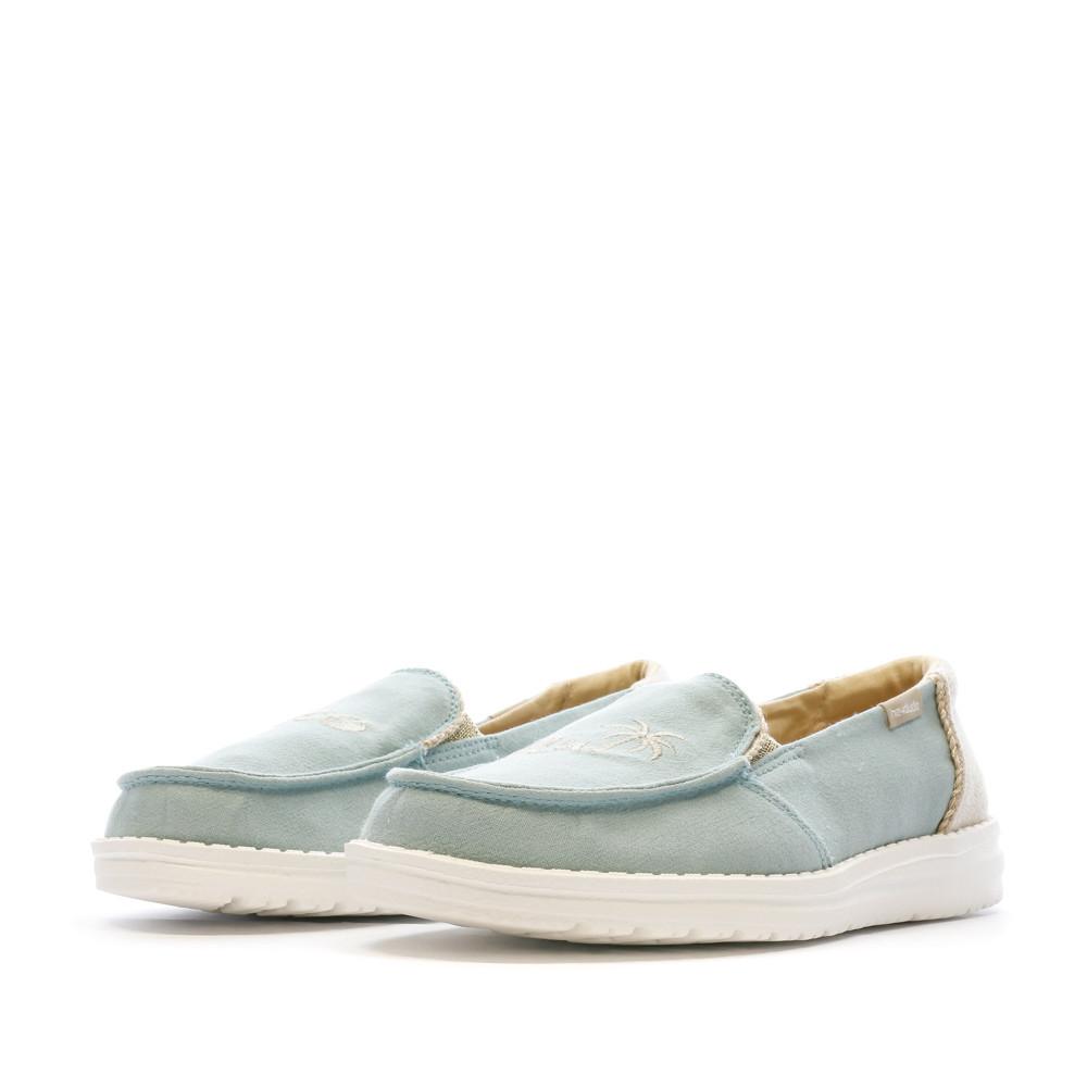 Hey Dude Chaussures Bleu Femme Hey Dude Lena