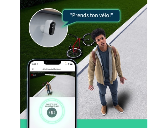 ARLO - Caméra de surveillance Pack de 2 caméras extérieures Essential2 2K
