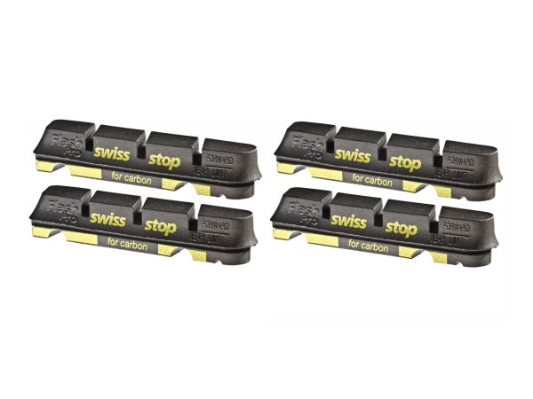 Swissstop Flash Pro Black Carbon Bremsegummi , 4 stk
