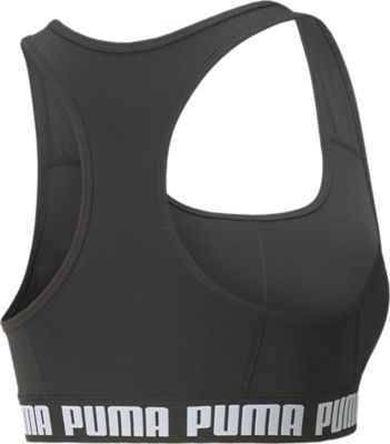 PumaMid Impact Puma Strong Bra PM - schwarz