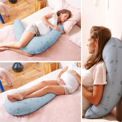 Coussin de grossesse B.LOVE Wind Bleu - BABYMOOV