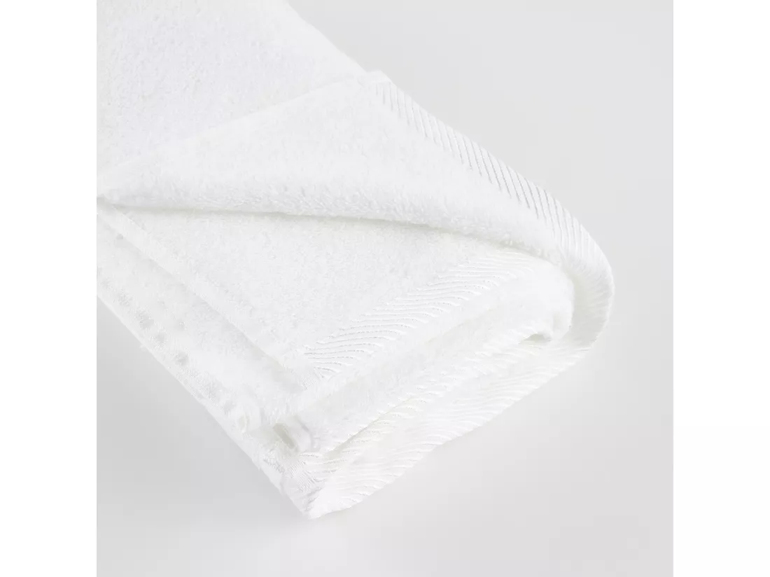 Serviette de Bain en Bambou Blanc Moyen 70 x 130 cm