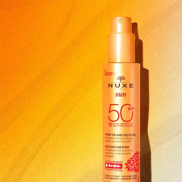 Protetor solar em spray Nuxe Sun Delicious High Protection FPS 50 150ml