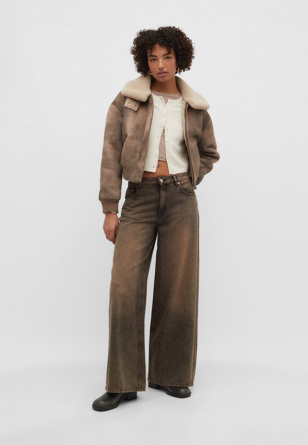Jaqueta bomber vintage dupla face