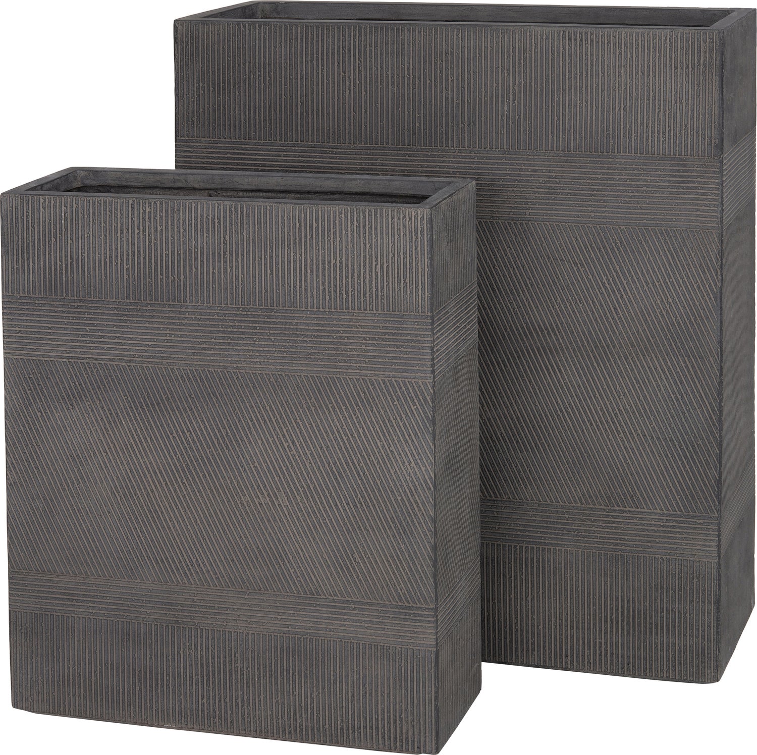 Intratuin plantenbak Jakob grijs 80 x 30,5 x 92 cm