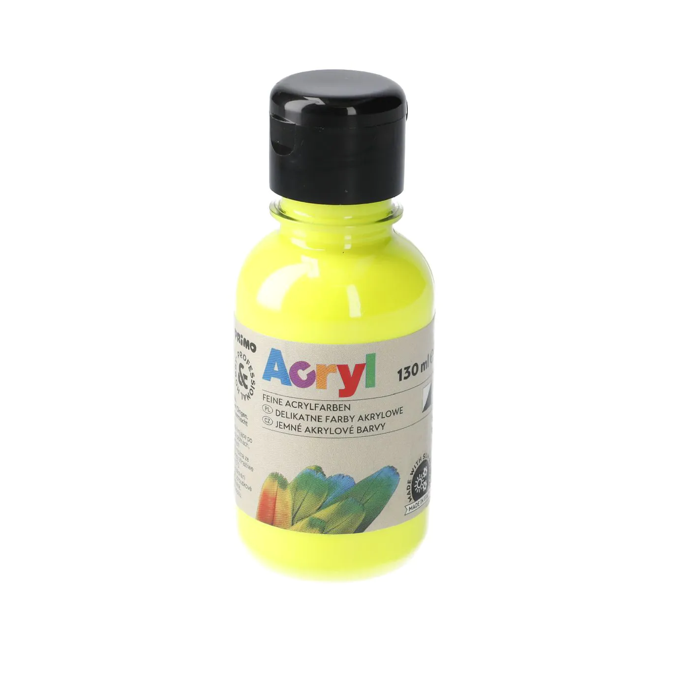 Acrylfarbe gelb-fluoreszierend 130 ml