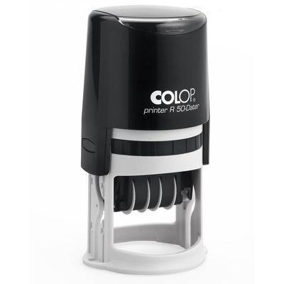 Colop Printer R50 - Tampon dateur personnalisable - 8 lignes - format rond