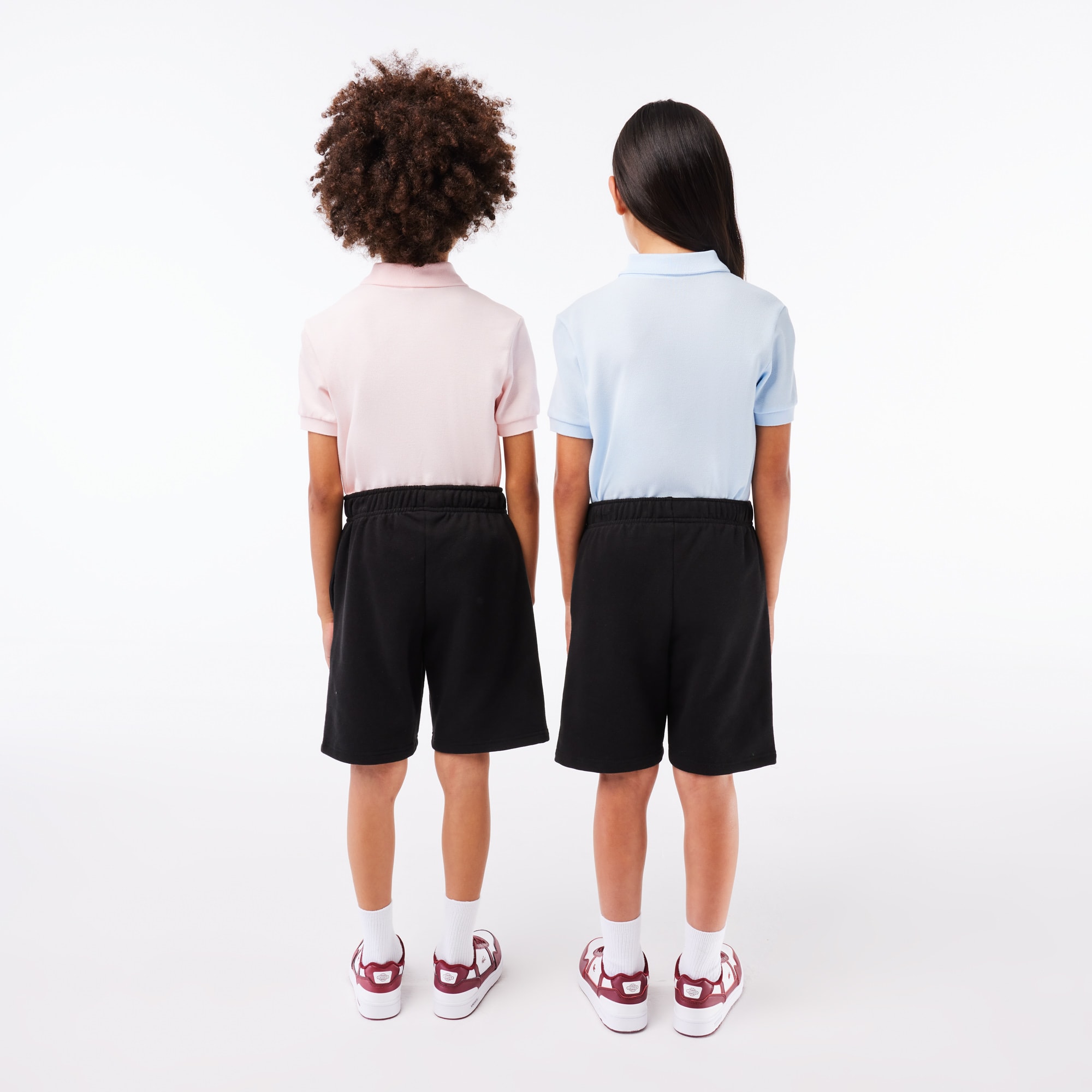 Short enfant Lacoste en molleton gratté de coton biologique Pantalons & Shorts - Noir - Lacoste - Enfant