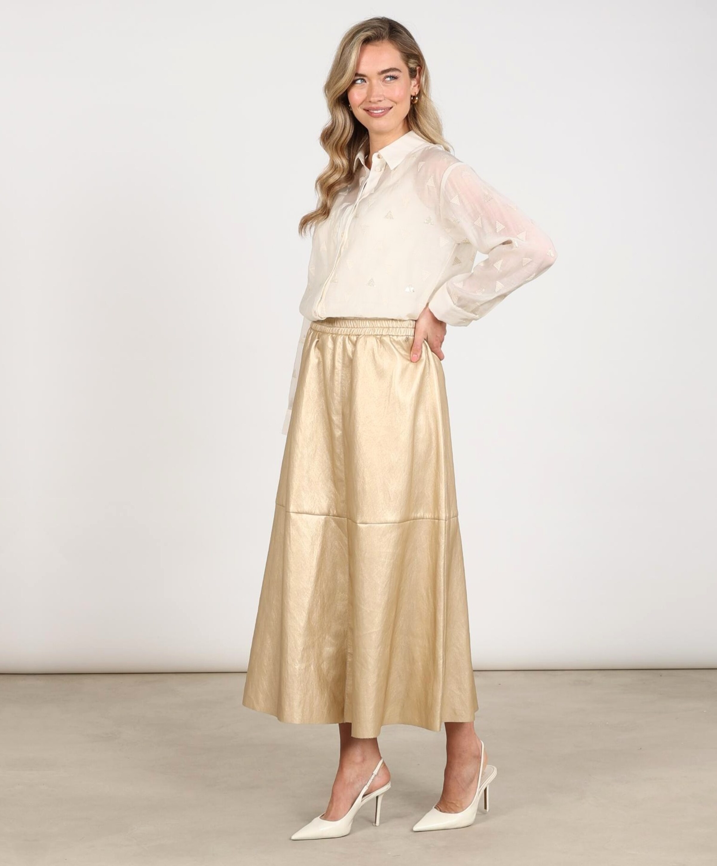 Nukus Dames rok goud