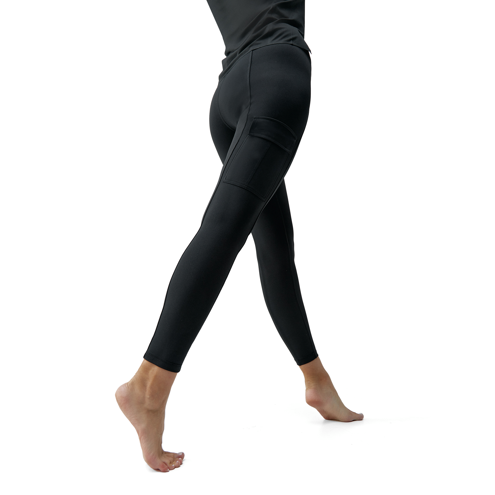 CARGO - Legging cargo avec poches | Noir