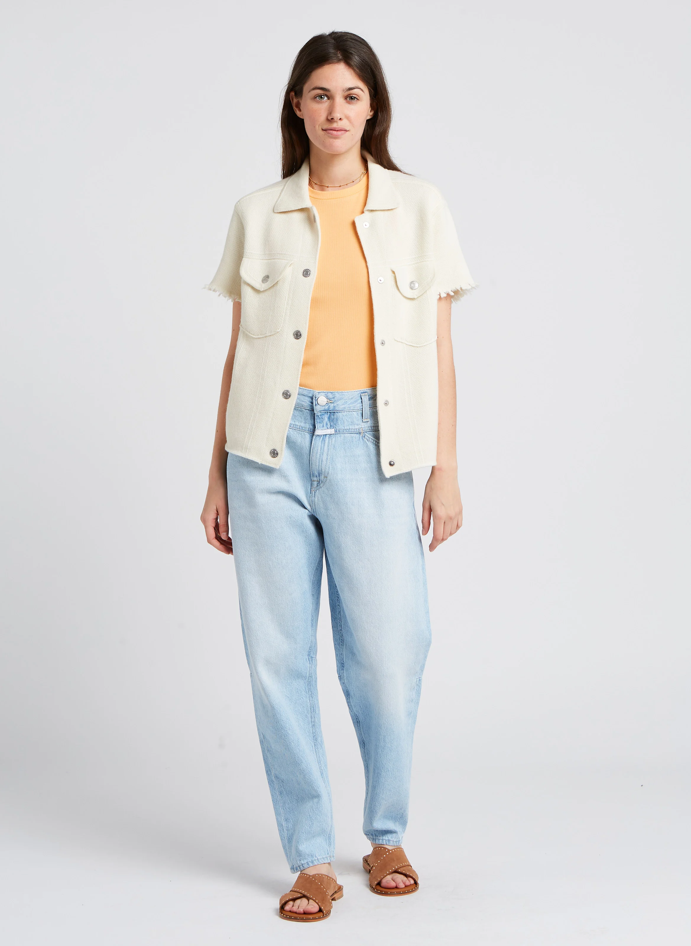 70S STRAIGHT - Jean droit en coton | Jean Délavé