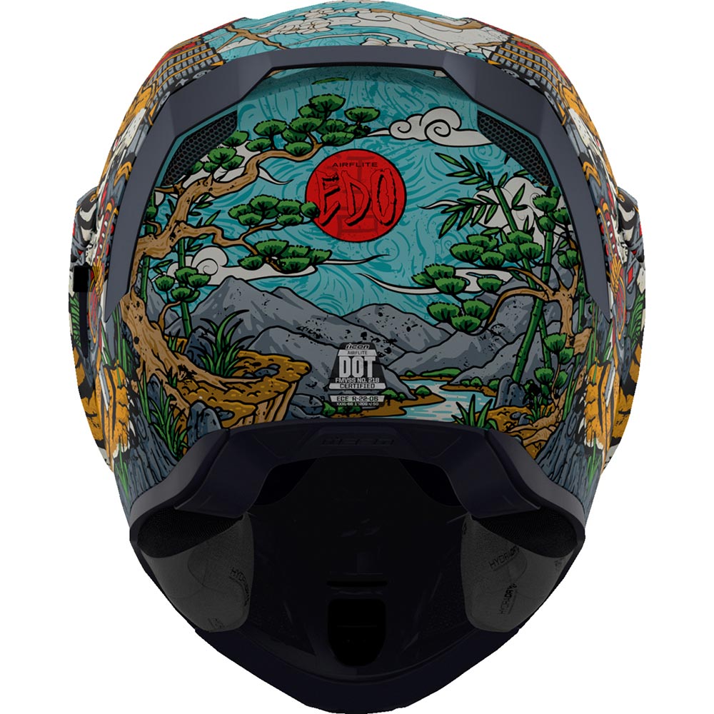 Icon - Casque Airflite Mips® Edo™ Or / Turquoise / Gris