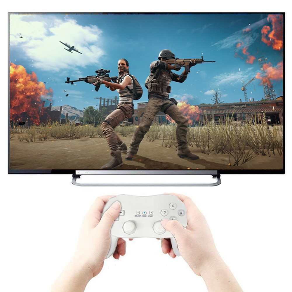 Nintendo Wii / Wii U / NES Game Pro Controller - Weiss