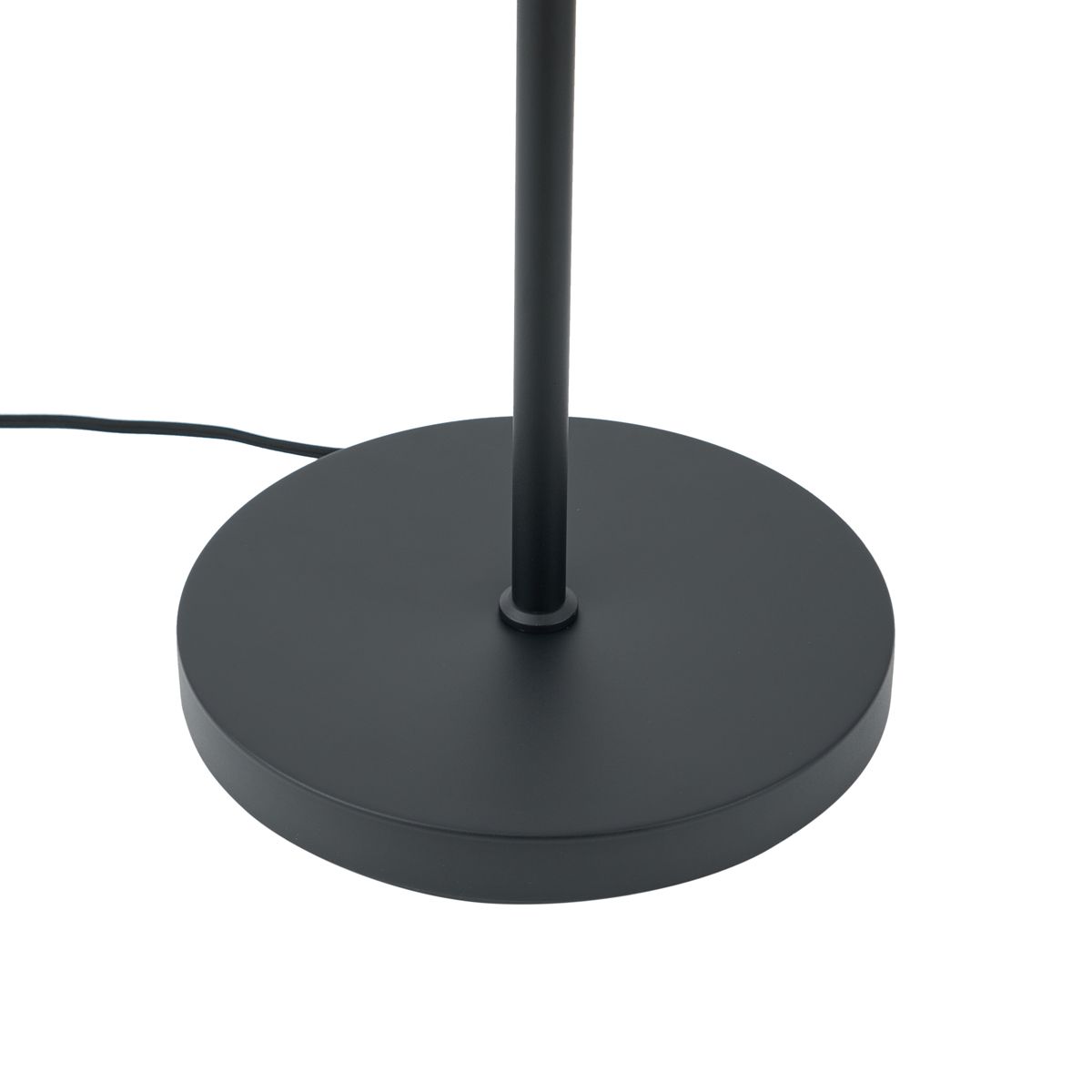 Design vloerlamp zwart met smoke glas 2-lichts - Brianna