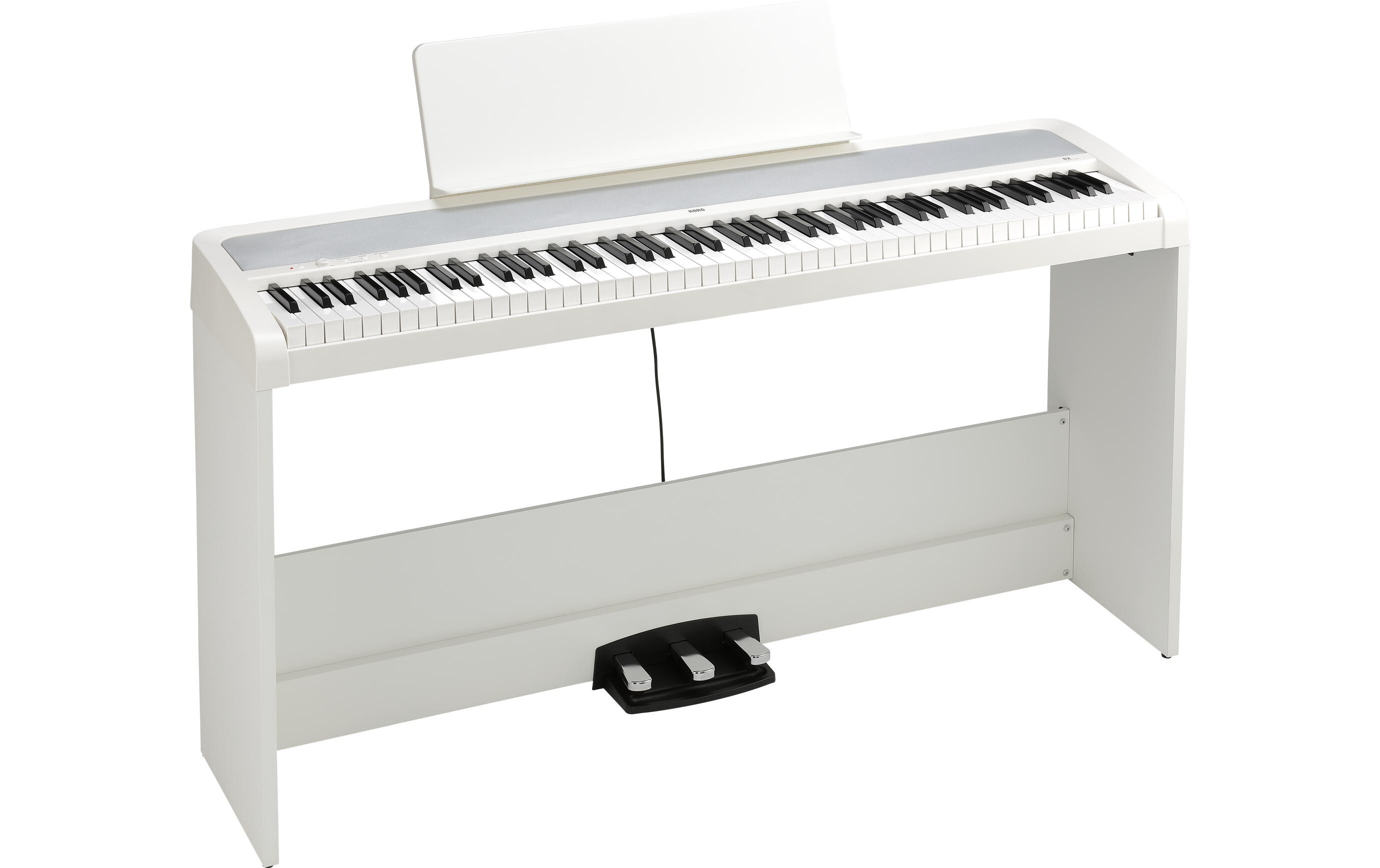 E-Piano B2SP Weiss<br>Digitalpiano mit Ständer