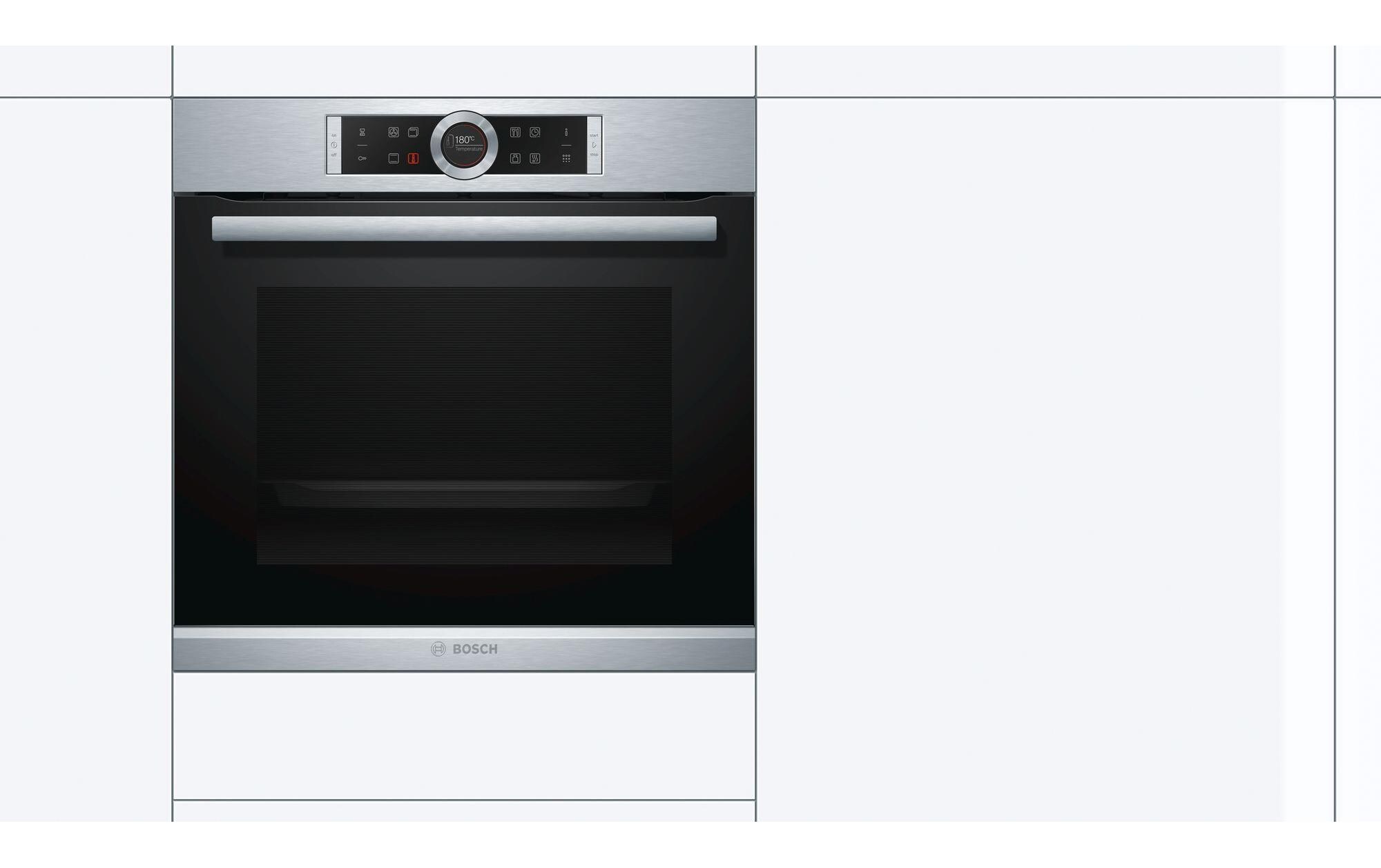 Einbaubackofen HBG675BS1 Silber A+<br>Edelstahl-Einbau-Backofen, silber