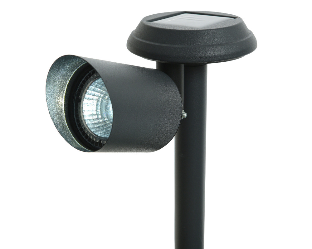 Balise solaire projecteur 3 lumen noir kaemingk