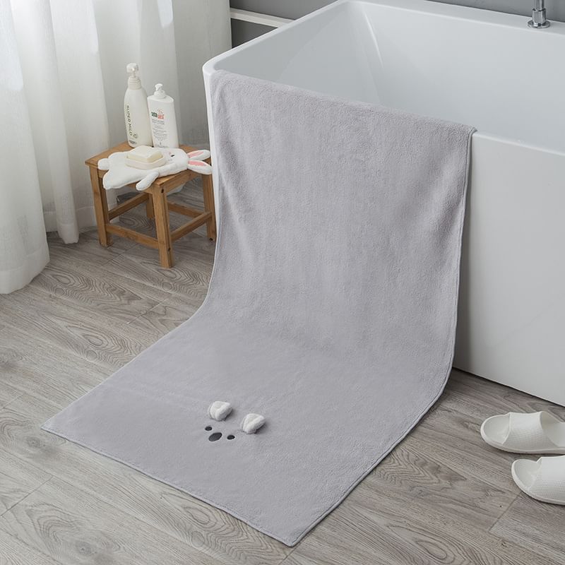 Porcini - Cartoon Coral Fleece Haarhanddoek (Diverse Ontwerpen)