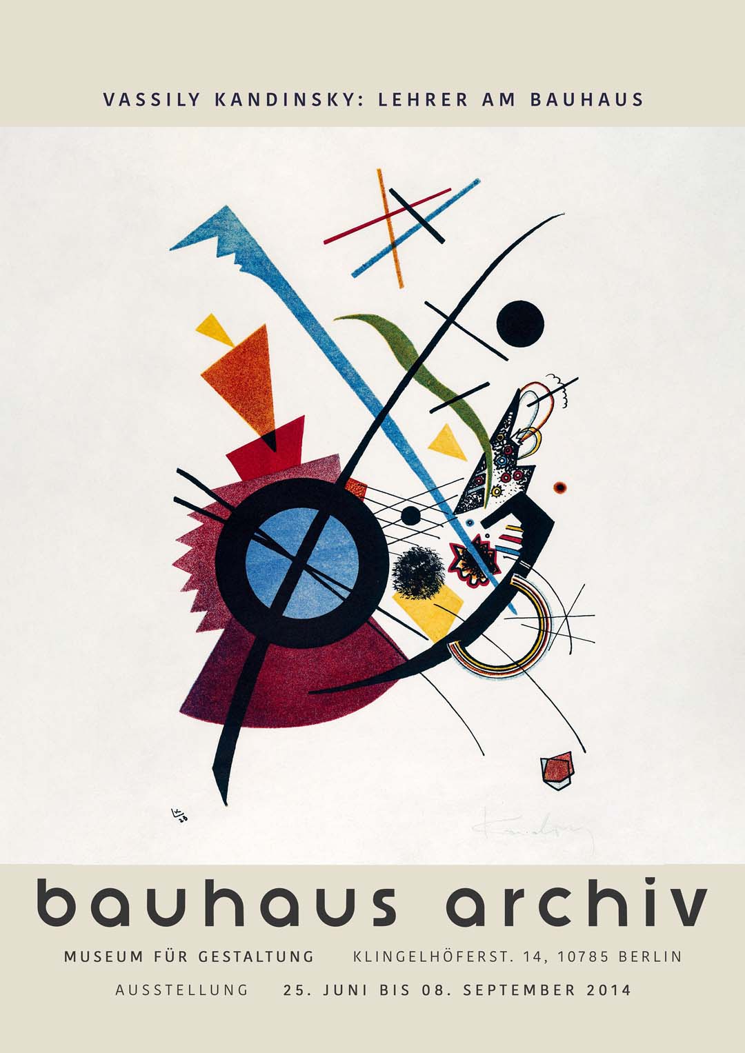 Violett von Wassily Kandinsky Ausstellung