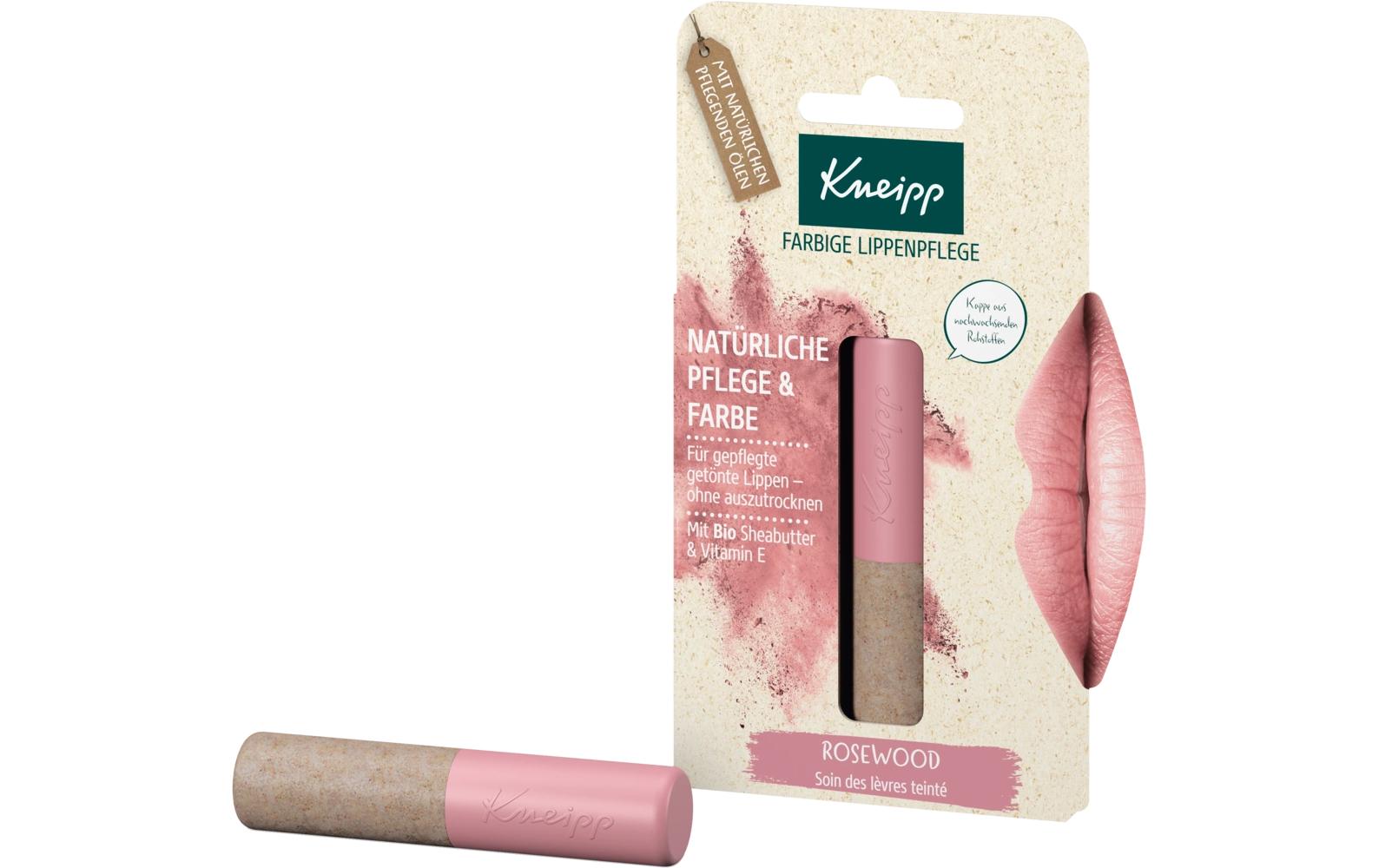 Lippenpflege Rosewood 3.5 gNatürliche Lippenpflege mit einem Hauch von Rosé