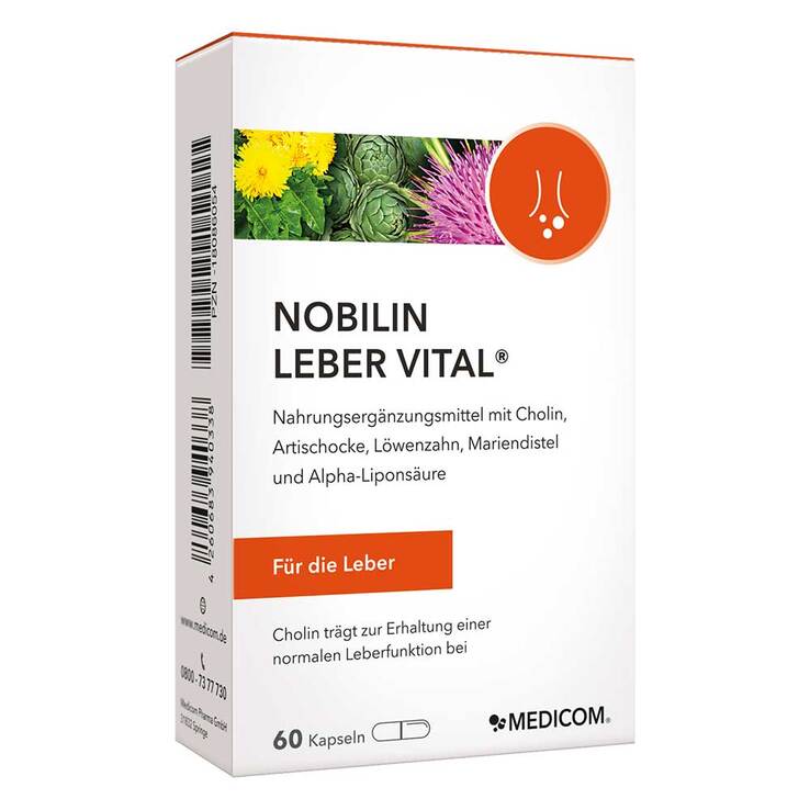 Nobilin Leber Vital Kapseln, 60 St