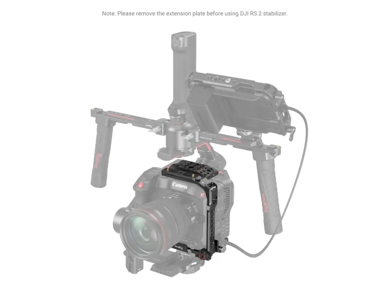 SmallRig 3899, Bur, Sort, Aluminium, Rustfrit stål, 1 stk, Canon, Canon EOS C70 3899