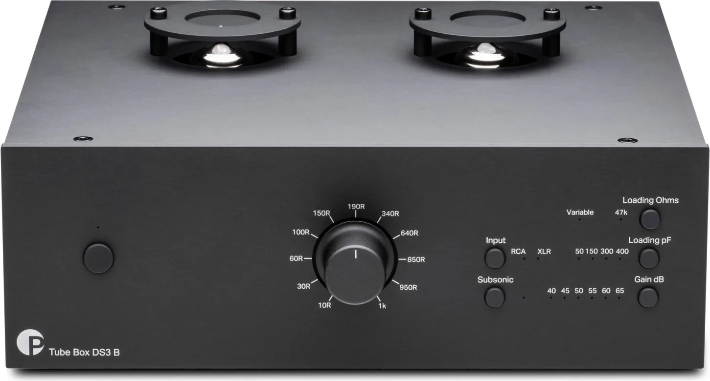 Pro-Ject Tube Box DS3 B Noir Préamplis phono