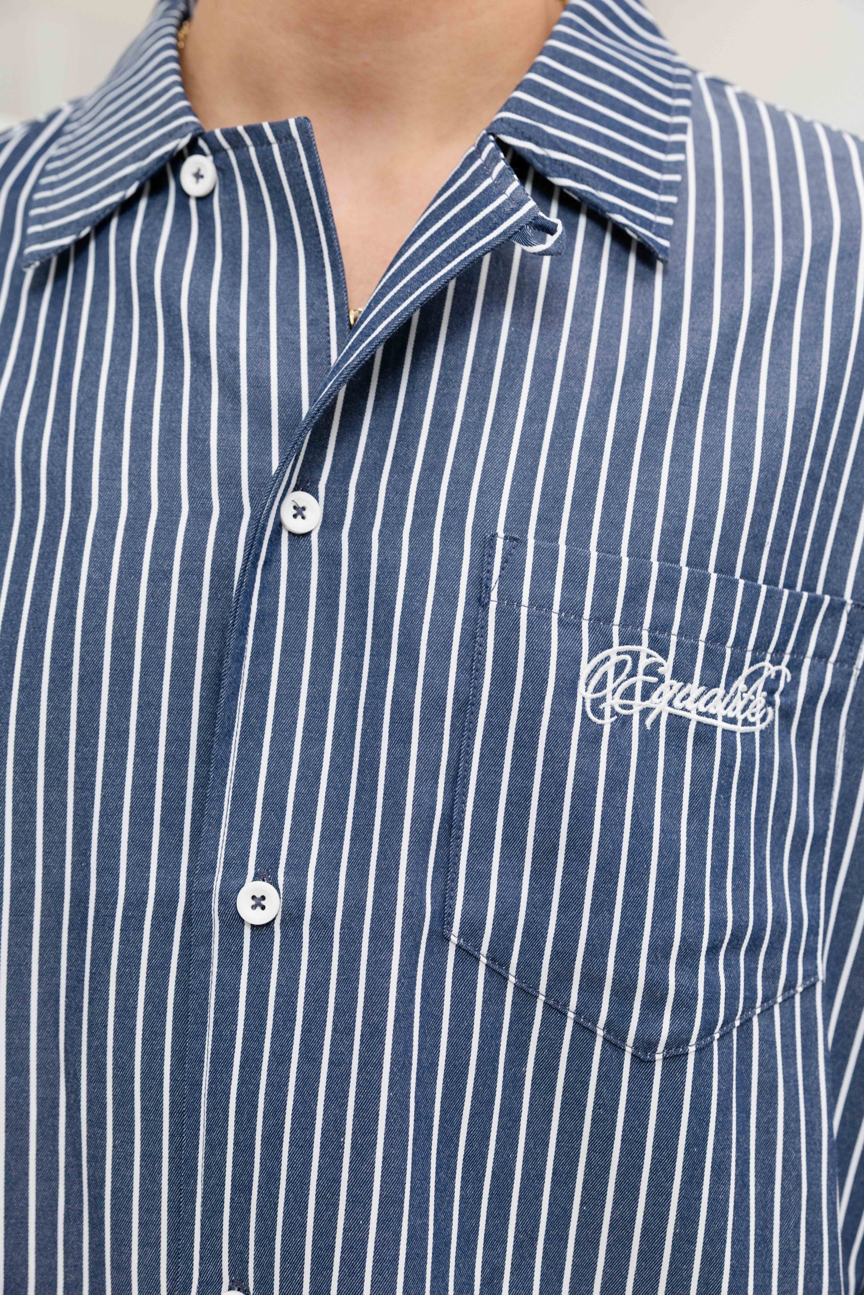 Equalité Sky Boxy Shirt Heren Donkerblauw