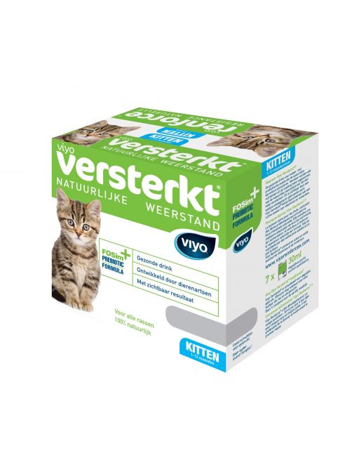 Viyo Vitality Drink Cats Kitten - Kattensnack - Naturel 7x30 ml
