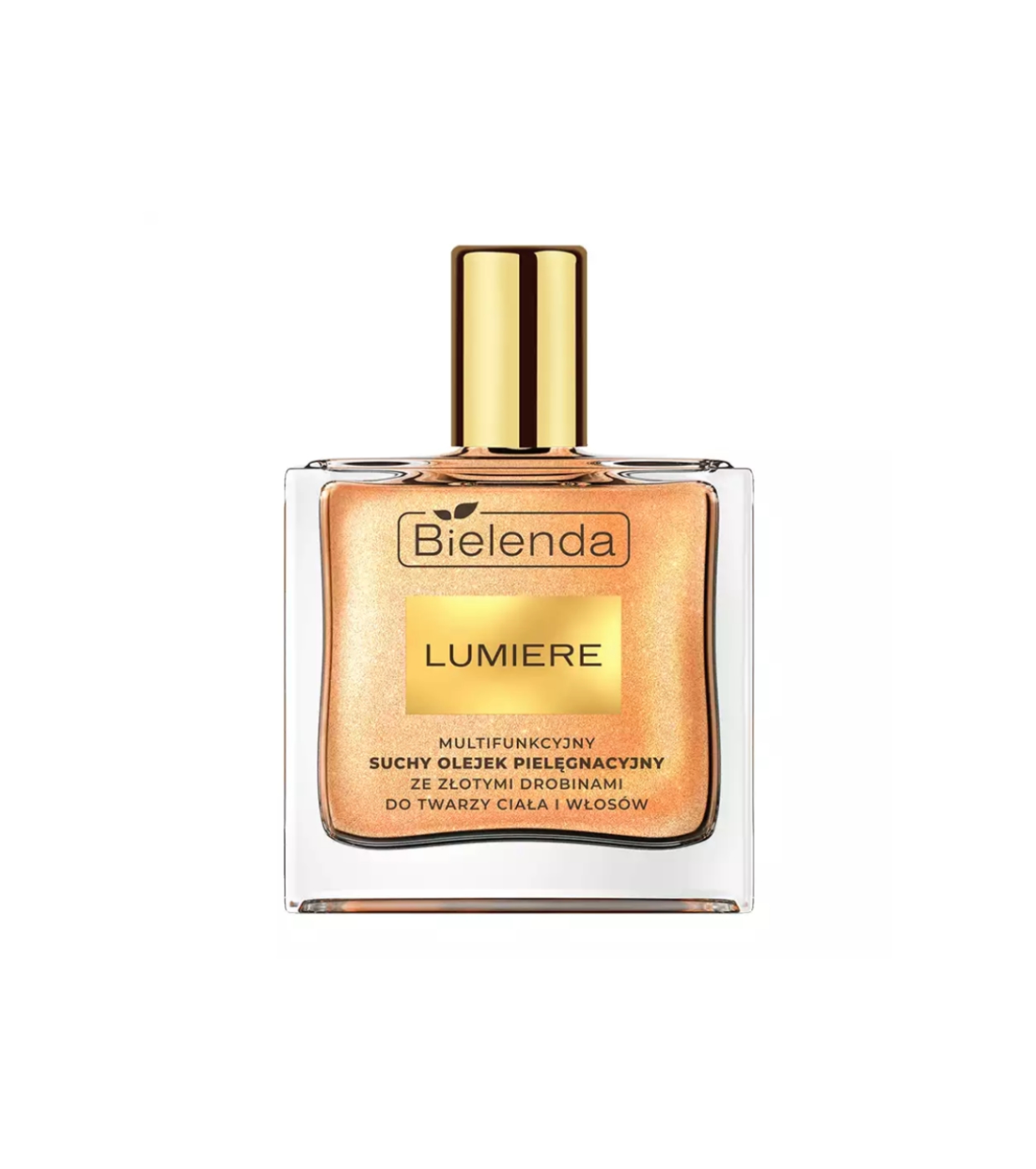 Bielenda - Óleo seco multifuncional para corpo e cabelo Lumiere Shimmer