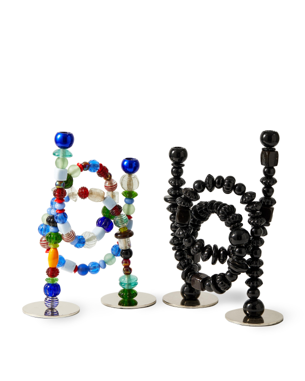 POLSPOTTEN Beads kralen kandelaar Black