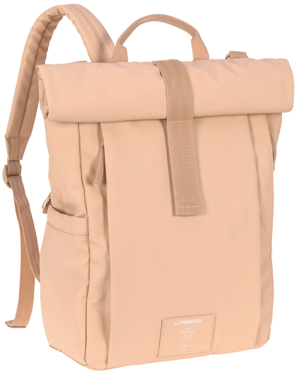 Wickelrucksack ROLLTOP UP (29x14,5x42) in peach rose