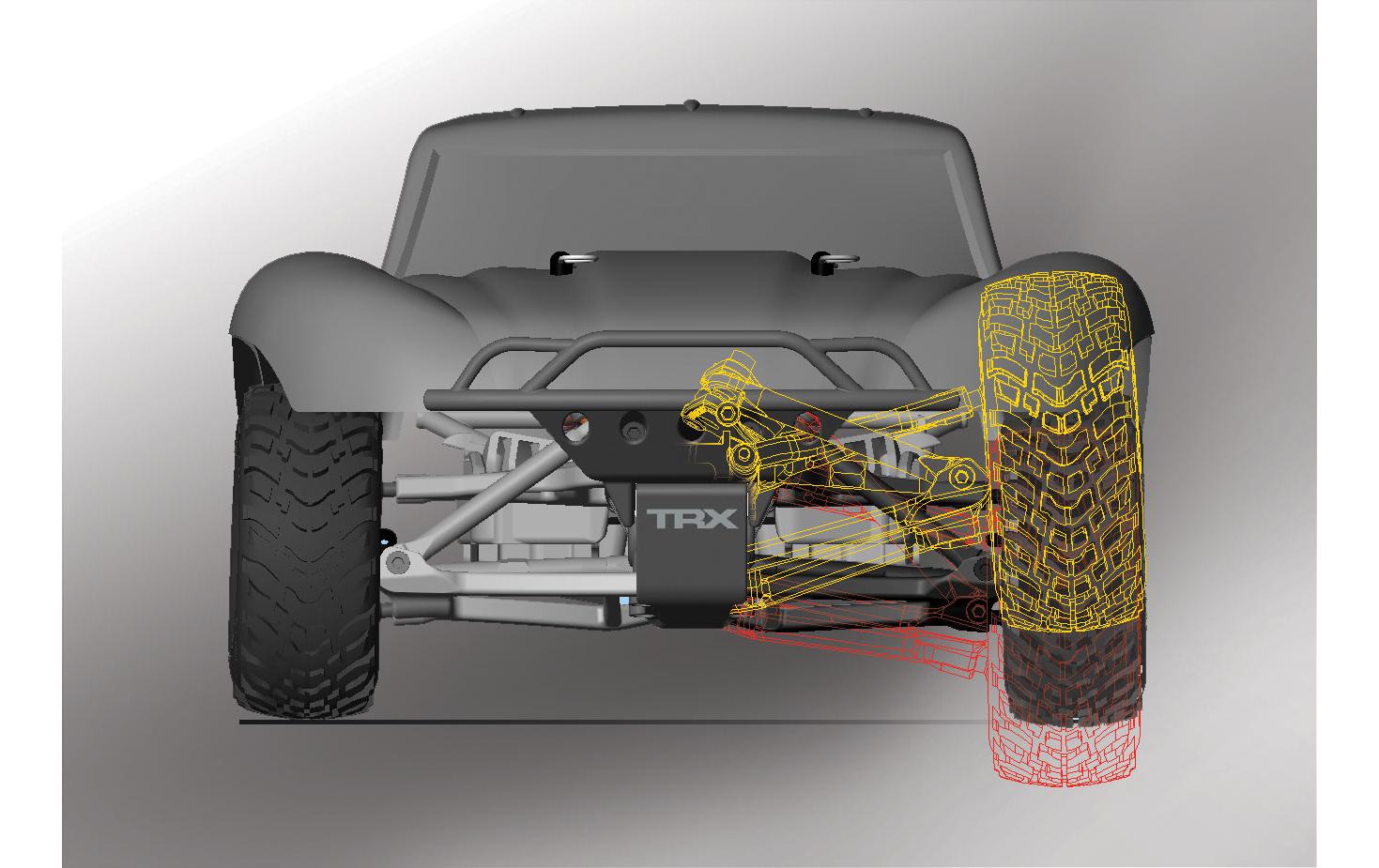 Short Course Truck Slash 4x4 Titan Rot, RTR, 1:16<br>Kleiner SCT mit Allradantrieb und 550er Brushed Motor