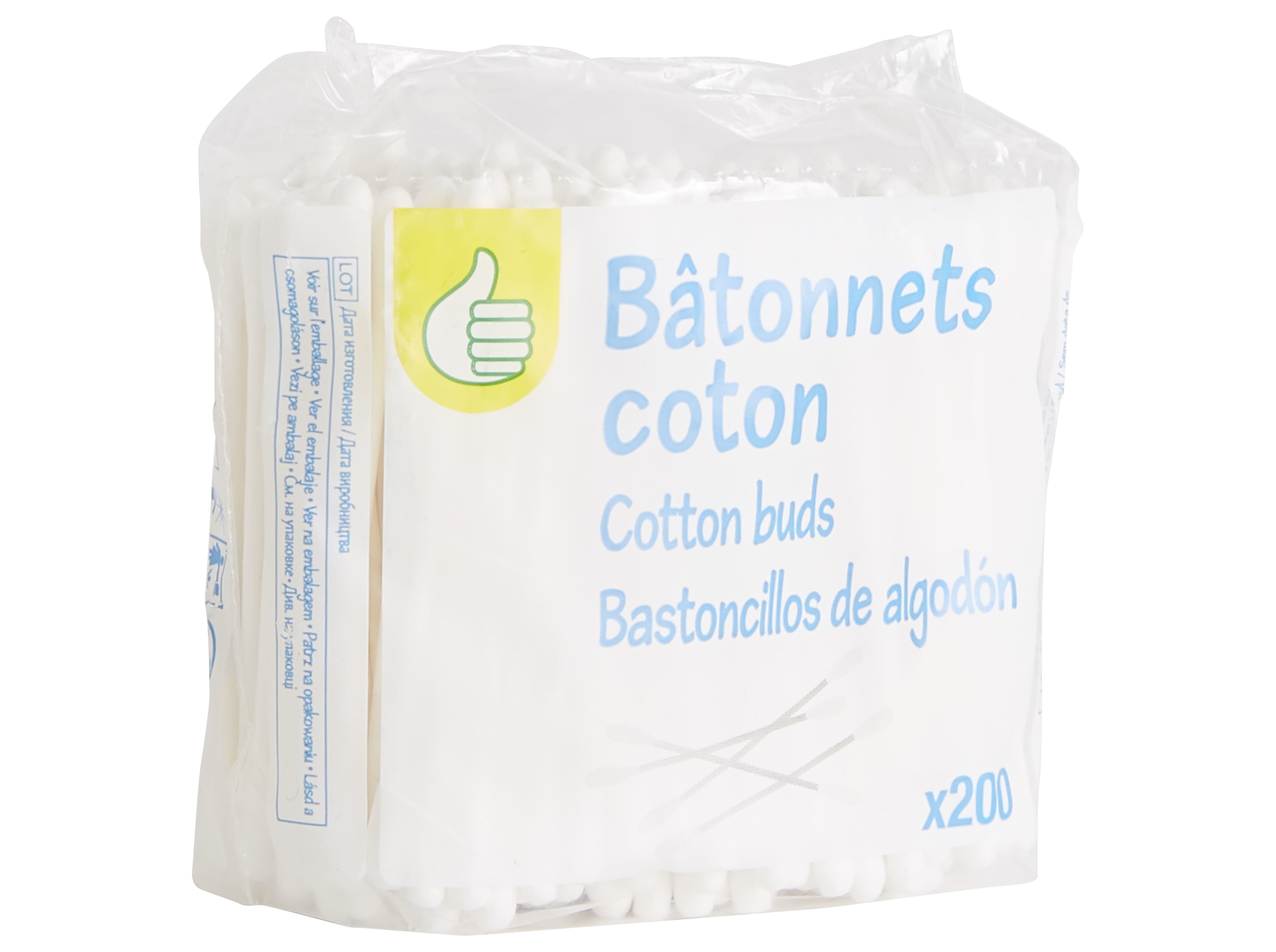 COTONETES POLEGAR 100% ALGODÃO 200UN