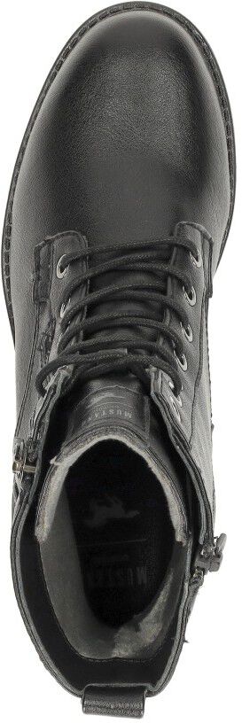 Mustang Veterschoenen Hoog zwart